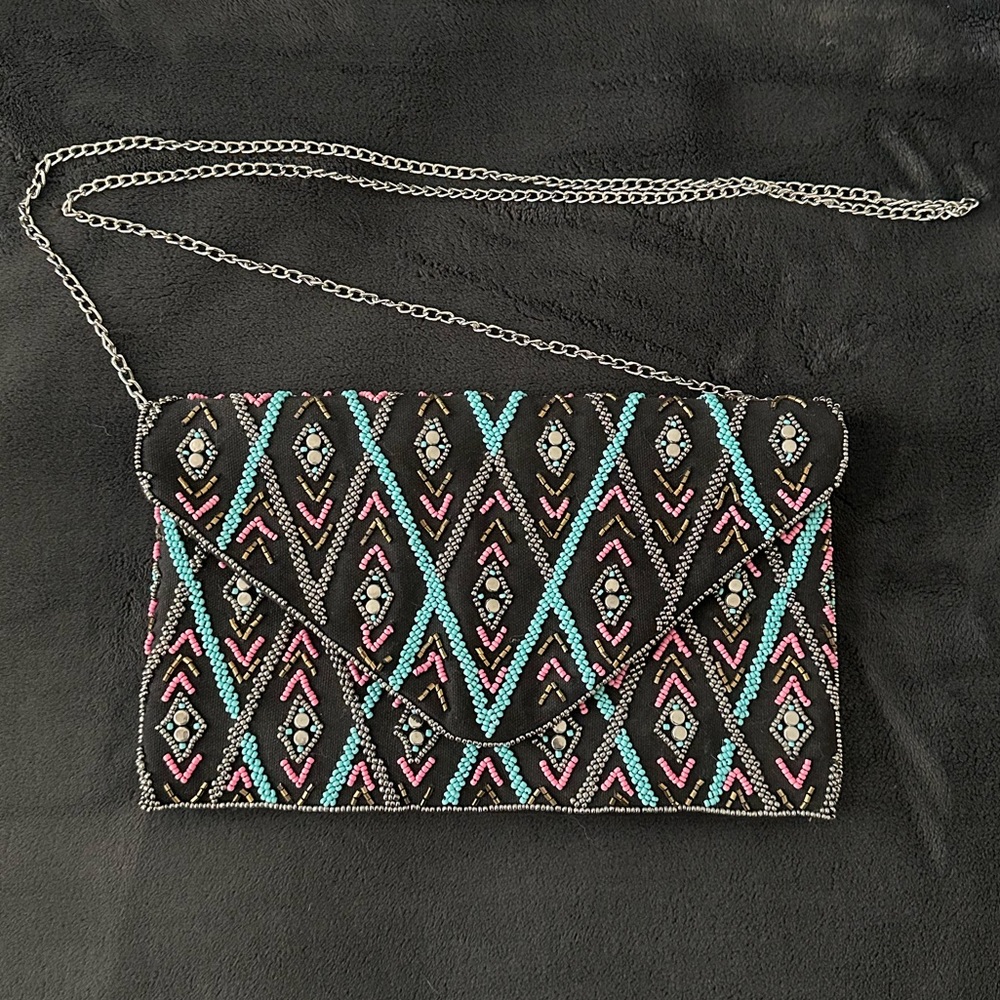 Francesca’s beaded clutch!